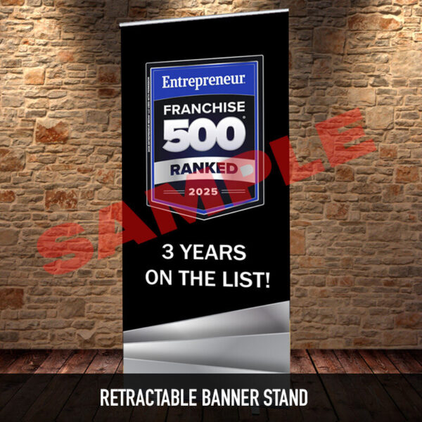 RETRACTABLE BANNER STAND